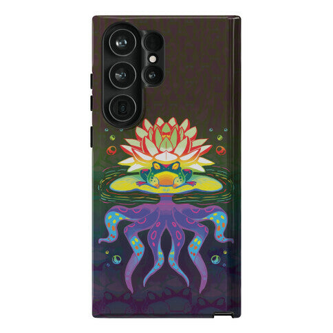 Psychedelic Lily Frog Phone Case